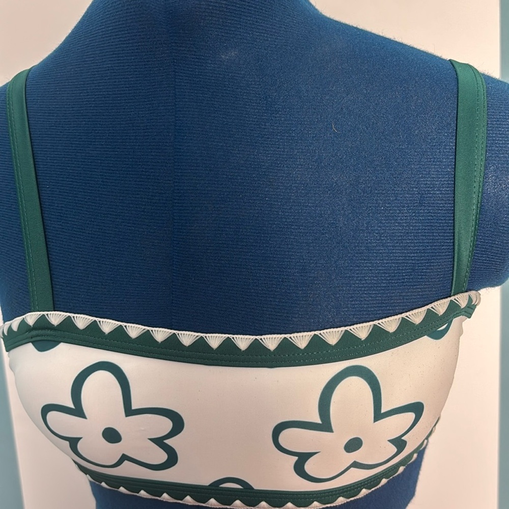 Floral Bandeau Bikini Top